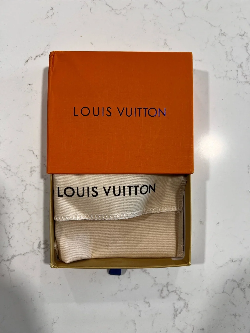 Louis Vuitton Green Monogram Card Slot Holder with Orange Box
